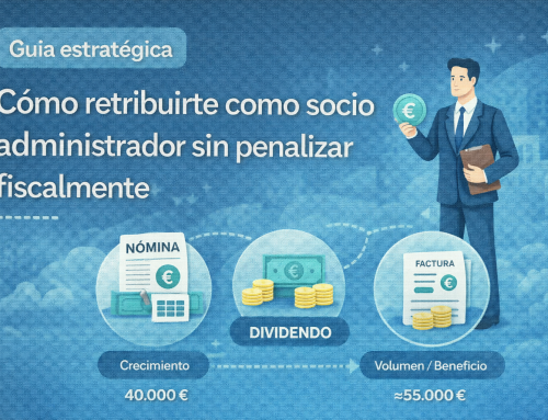 Cómo retribuirte como socio administrador sin penalizar fiscalmente