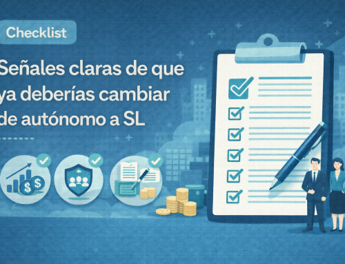 Checklist: señales claras de que ya deberías pasar de autónomo a SL
