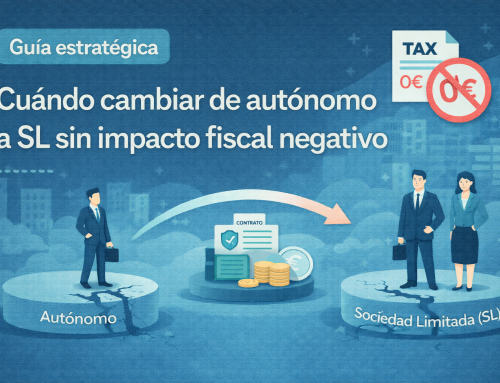 Cuándo cambiar de autónomo a SL sin impacto fiscal negativo