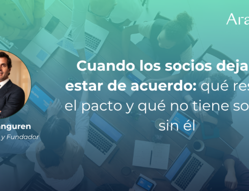 Cuando los socios dejan de estar de acuerdo: qué resuelve el pacto y qué no tiene solución sin él